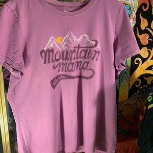 Life Is Good Mountain Mama t shirt